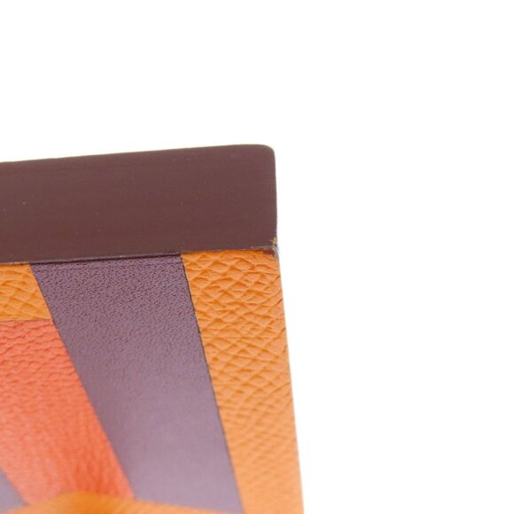 HERMES Orange Leather Bag Charm - Picture 7 of 10